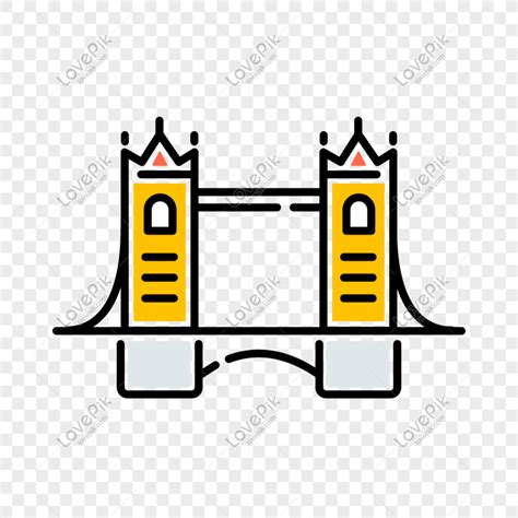 Cartoon London Bridge Png - Feketerdo