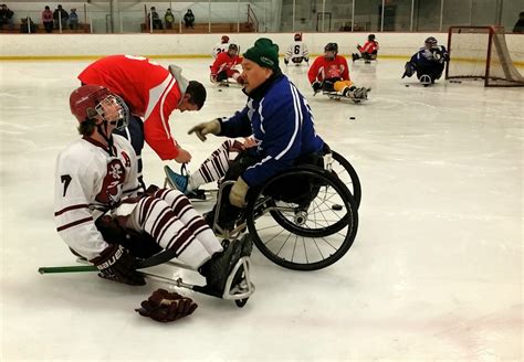 Hanover Marauders Boys Hockey 2020-21: Sled Hockey with the Ice Vets