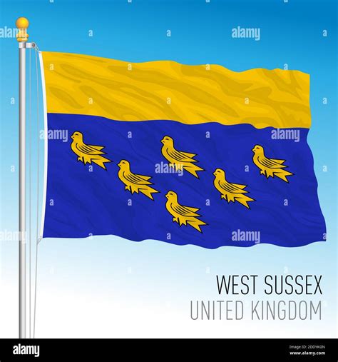 Flag of west sussex Stock Vector Images - Alamy