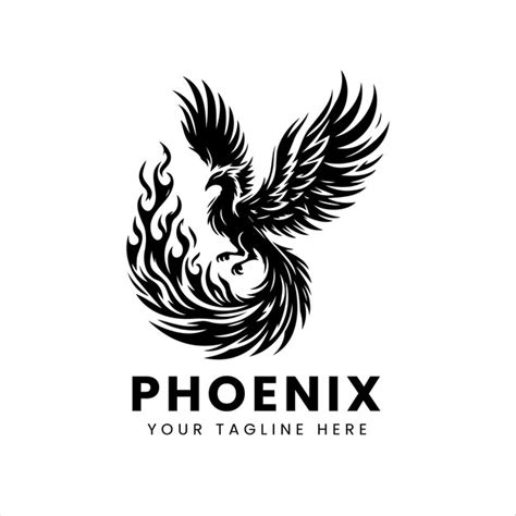 Premium Vector | Phoenix Silhouette