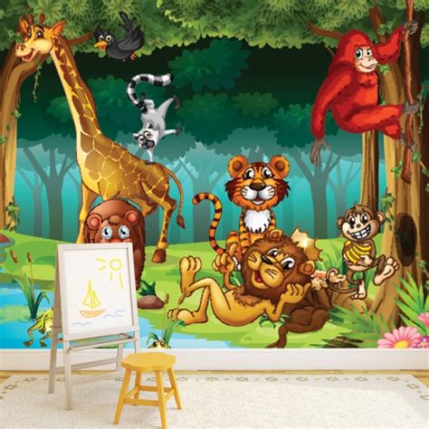 King of the Jungle Wallpaper Wall Mural