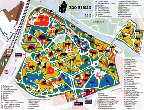 Map of Zoo Berlin - 2013