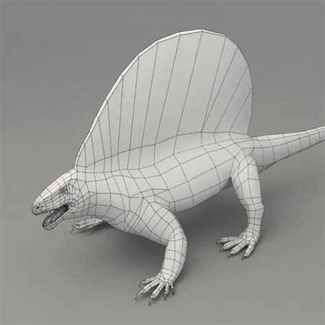 3d model of 13 dinosaur rigged pack