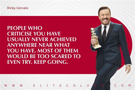 40 Ricky Gervais Quotes That Will Motivate You (2023) | EliteColumn