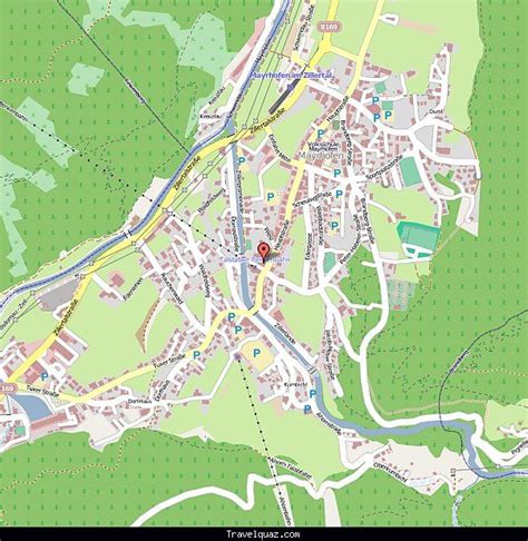 Map of Mayrhofen - Travelquaz.Com