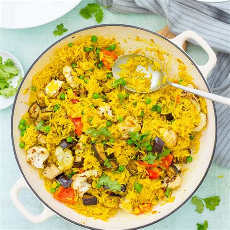 Packed full of flavour and healthy vegetables this Easy Vegetable Biryani is quick, simple and ...