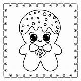 Gingerbread Baby Coloring Page sketch template