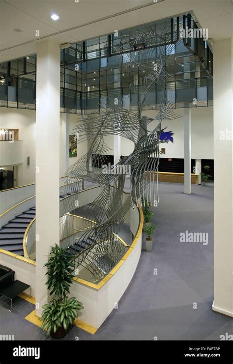 Art at the European Parliament Building Brussels Belgium Stock Photo - Alamy