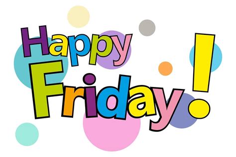 Happy friday letters colorful. Vector Typography background. can be ...