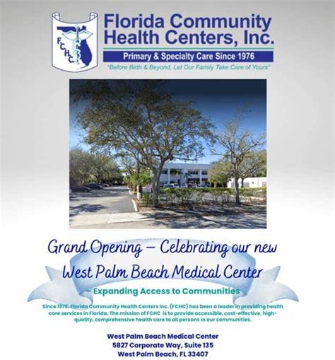 The Grand Opening of our West Palm Beach Medical Center located at 5827 Corporate Way, West Palm ...