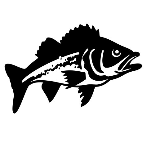 Instant Download: Walleye Fish SVG for Cricut, Silhouette, and Laser Machines