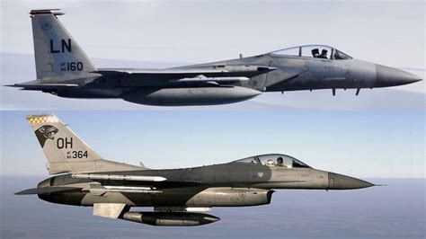 F-15 Eagle vs. F-16 Fighting Falcon: Comparing the U.S. Air Force’s Top Fourth Generation Fighters