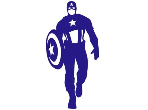 Captain America Silhouette at GetDrawings | Free download