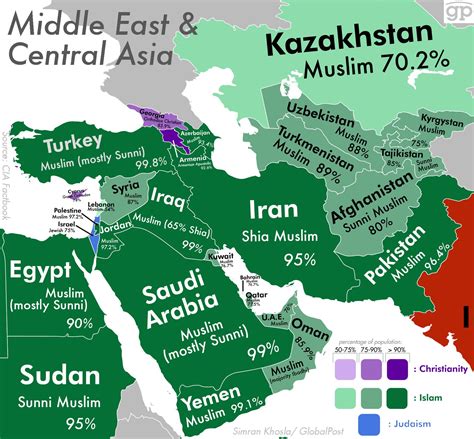 The Most Religious Places in the Middle East and Central Asia, and what ...