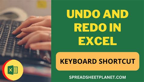 Undo and Redo in Excel (Shortcut)