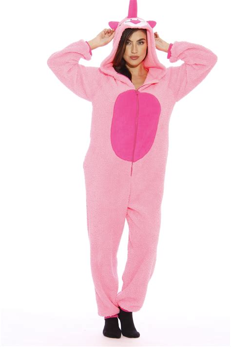 Just Love Unicorn Adult Onesie - Pink Sherpa (X-Large) - Walmart.com