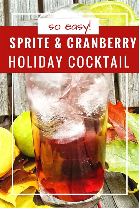 Sprite and cranberry holiday cocktail Cranberry Sprite Recipe ...