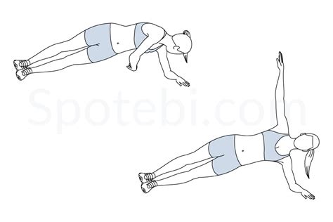 Side Plank Rotation | Illustrated Exercise Guide