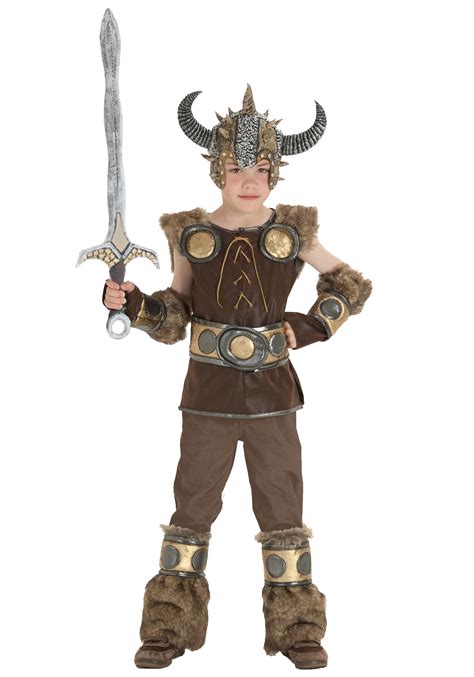 Viking Warrior Kids Costume