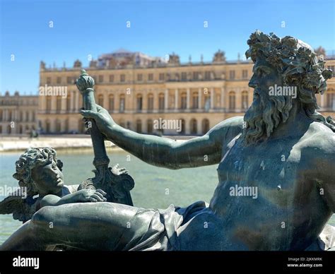 The Neptune Statue in Palace of Versailles. Paris, France Stock Photo - Alamy