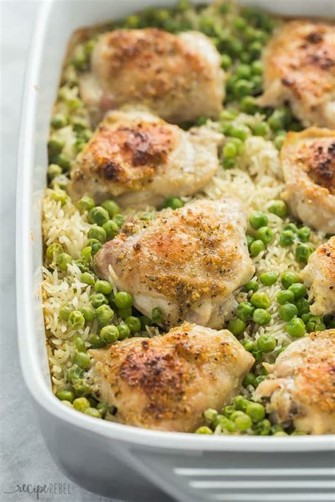 7 Ingredient Chicken and Rice Bake - The Recipe Rebel