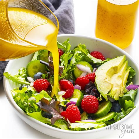 Keto Salad Dressing (Sugar Free Honey Vinaigrette) - Wholesome Yum