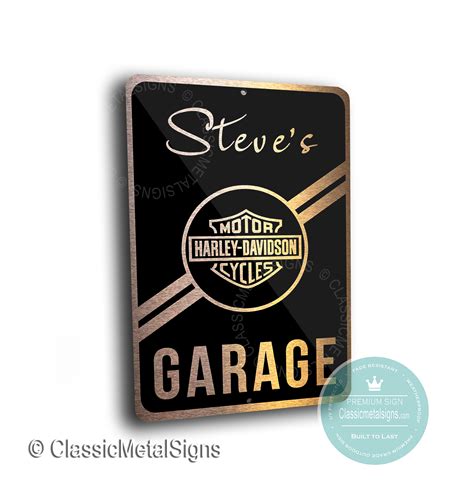 Harley Davidson Garage Signs - Classic Metal Signs