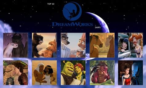 (Redo) My Top 10 Dreamworks Ships! by CallMeBlackBeauty on DeviantArt