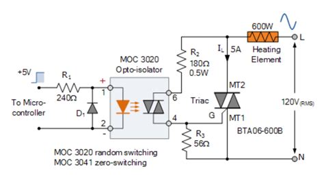 power electronics - A basic solid state relay circuit - Electrical Engineering Stack Exchange