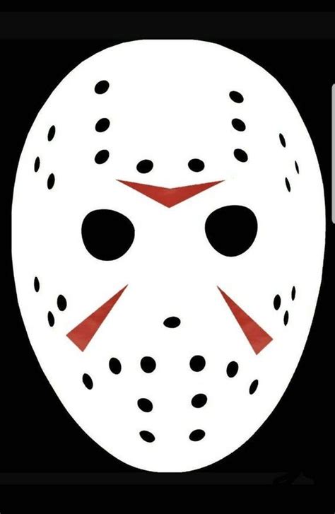 13+Simple Papercraft Jason Voorhees Mask Template | Bootleg