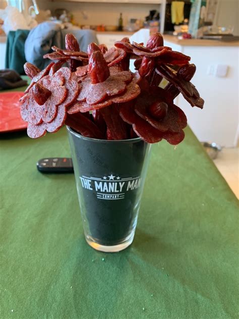 Beef Jerky Flowers » 100% Edible Bouquets » Manly Man Co® – The Manly ...