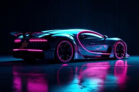 Neon Bugatti Bugatti Neon Bugatti Wall Art (Instant Download) - Etsy