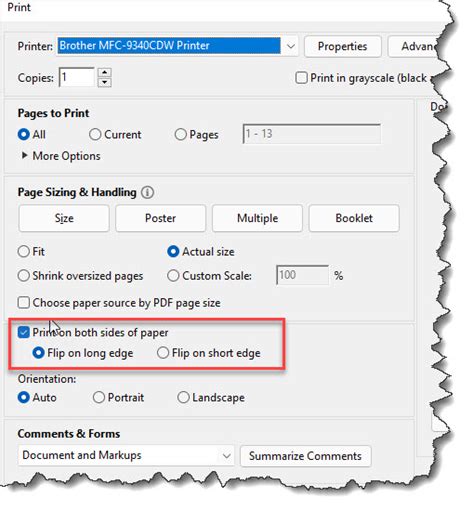 Solved: Duplex printing option is NOT visible; using PC an... - Adobe Community - 9351523