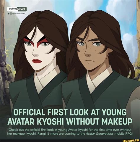 OFFICIAL FIRST LOOK AT YOUNG AVATAR KYOSHI WITHOUT MAKEUP Check out the official first look at ...