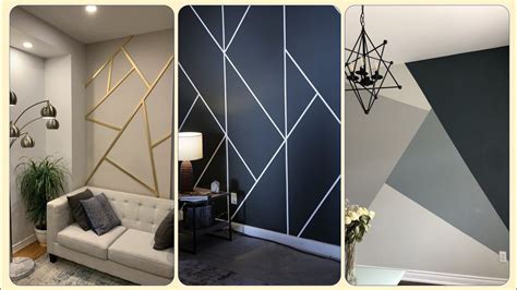 Geometric Wall Painting Designs Ideas 2022 | Geometric Accent Wall ...