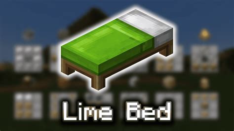 Lime Bed - Wiki Guide - 9Minecraft.Net