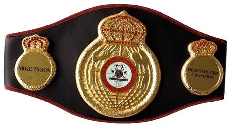 Mike Tyson Signed Full-Size WBA Championship Belt (JSA COA) | Pristine Auction