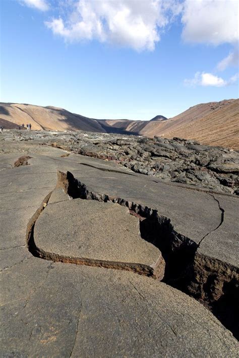 Huge crack opens up in Iceland town as residents evacuated over volcano eruption fears | World ...