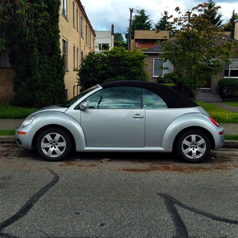 Reflex Silver VW Beetle Convertible in Kitsahlano, Vancouver