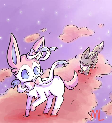 Sylveon And Eevee by Umarduchan on DeviantArt