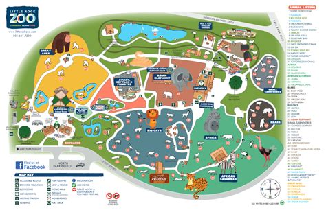 Zoo Map | Little Rock Zoo