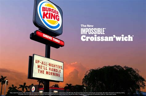 Burger King Restaurants Launch the Impossible Croissan’wich Across US ...