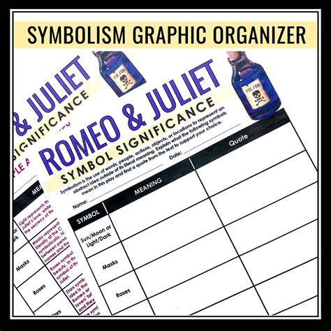 Romeo and Juliet Symbolism Assignment - Analyzing Symbols in Shakespea – Presto Plans