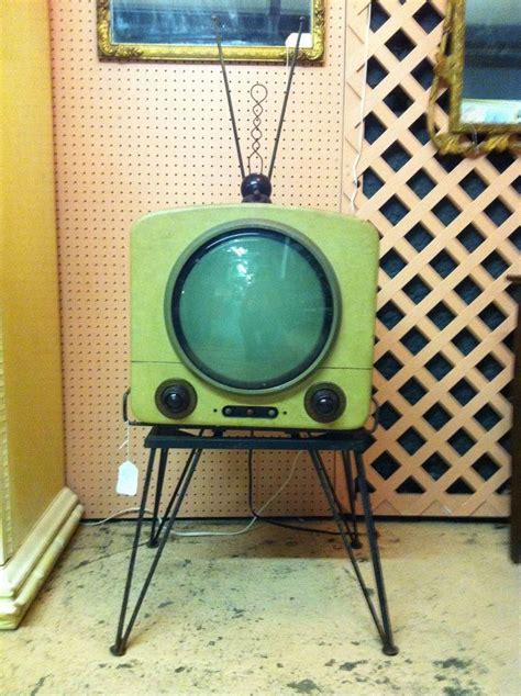 creepy hears tv #tv | Vintage tv, Vintage television, Retro decor