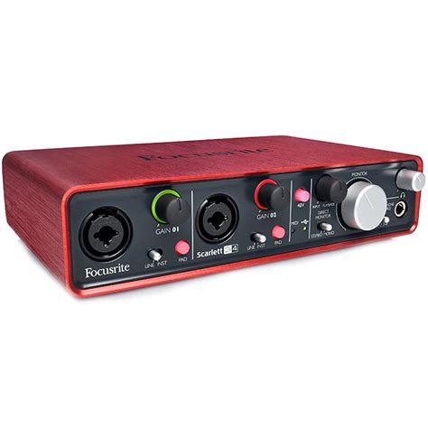 Focusrite Scarlett 2i4 USB Audio Interface - Elevated Audio