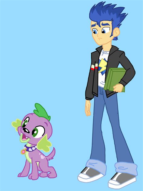 Spike Flash Sentry - Equestria Girls by ThinkTMT on DeviantArt