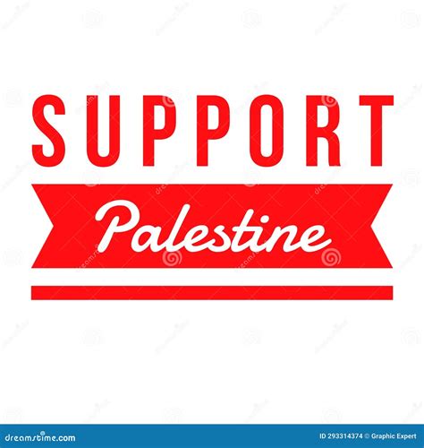 Support Palestine Israel Banner for Social Media Stock Photo - Image of ...