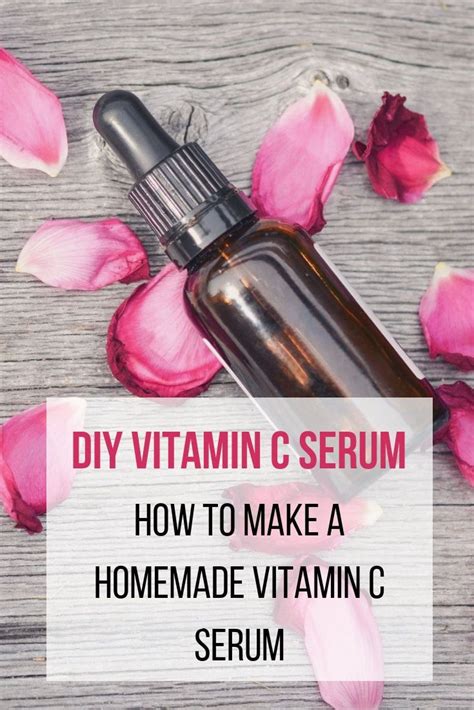 DIY Vitamin C Serum : How to Make a Homemade Vitamin C Serum Face Serum Diy, Face Serum Recipe ...