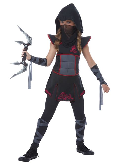 Black Ninja Girl's Costume | Ninja Costumes