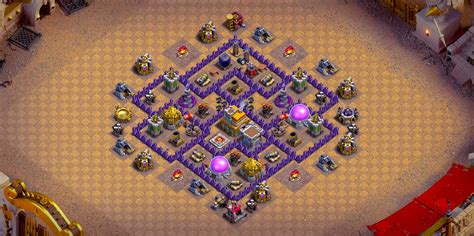 NEW Town hall 7 War base design 2023 with Copy link - Base of Clans